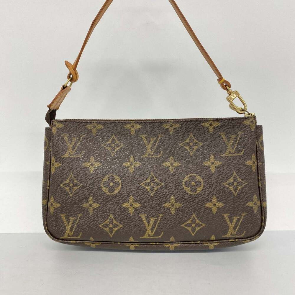 LOUIS VUITTON Brown Monogram Pochette Pouch - Picture 9 of 9